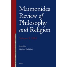 (英文圖書) Maimonides Review of Philosophy and Religion Volume 3 2024 精裝版, Brill, 英文