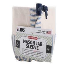 iLIDS 梅森尺袖夸脫大小水瓶水桶袋, 1個, 藍色