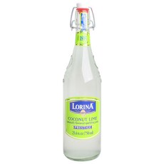 LORINA 椰子萊姆自然風味蘇打水, 1個, 750ml