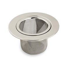 Kitchen Supply 寬邊網眼泡茶器、茶屏、濾茶器 8.9 cm, 1個, 不銹鋼