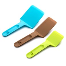 Bakelicious Nylon Treat Baking Spatula Set of 3 Baking Spatula, 1個, 混色