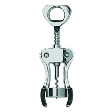 true 螺旋軟觸開瓶器開瓶器, 1個, 黑色的