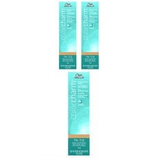Wella Color Charm 半永久染髮劑 57g, 3個, 中等自然金發