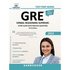 (英文圖書) GRE Verbal Reasoning Supreme: Study Guide with Practice Questions 精裝版, Vibrant Publishers, 英文