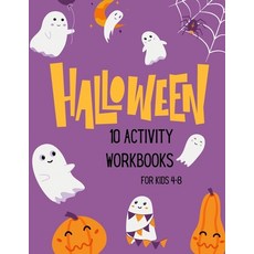 (英文圖書)Halloween activity book for kids: 10 Books in One for Smart Kids...All Halloween... 平裝版, Independently Published, 英文