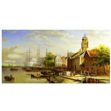 御畫房 手繪油畫 60 120cm VF-142, 詳見包裝