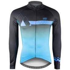 BAISKY 百士奇 自行車登山車 男款薄款長車衣 黑