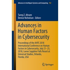 (英文圖書) Advances in Human Factors in Cybersecurity: Proceedings of the Ahfe 2018 International Confer... 平裝版, Springer, 英文