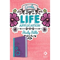 (英文圖書) Girls Life Application Study Bible-NLT Imitation Leather, Tyndale House Publishers, 英文, 仿皮