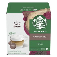STARBUCKS 星巴克 雀巢多趣酷思咖啡膠囊 卡布奇諾, 12入, 6個