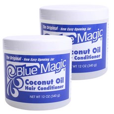 BLUE MAGIC 椰子油護髮素, 2個, 340克