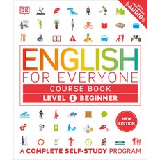 (英文圖書) English for Everyone Course Book Level 1 Beginner: A Complete Self-Study Program 精裝版, DK Publishing (Dorling Kind..., 英文