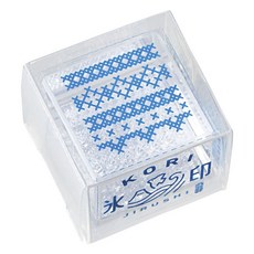 KING JIM HITOTOKI 冰塊水晶印章 刺繡 22mm, 1個, 不適用