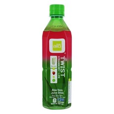 ALO 無麩質無脂肪草莓檸檬蘆薈汁, 1個, 500ml