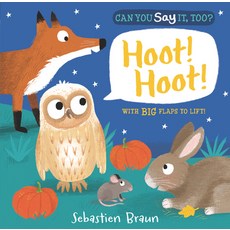 (英文圖書)Can You Say It Too? Hoot! Hoot! Board Books, Candlewick Press (MA), 英文, 硬頁書
