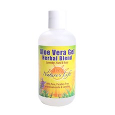 Nature's Life 草本薰衣草蘆薈潤膚凝膠, 1個, 236ml