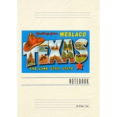 (英文圖書) Vintage Lined Notebook Greetings from Weslaco Texas 平裝版, Found Image Press, 英文