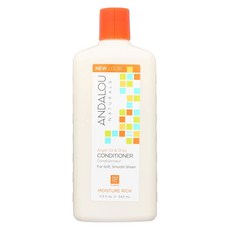 ANDALOU NATURALS 摩洛哥堅果和甜橙護髮素富含水分, 1個, 340ml