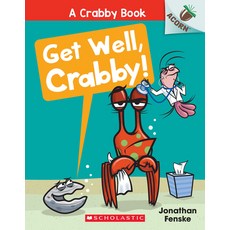 (英文圖書) Get Well Crabby!: An Acorn Book (a Crabby Book #4) 平裝版, Scholastic Inc., 英文