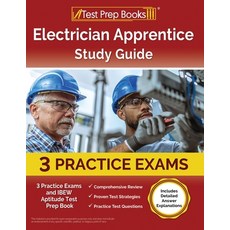 (英文圖書) Electrician Apprentice Study Guide: 3 Practice Exams and IBEW Aptitude Test Prep Book [Includ... 平裝版, Test Prep Books, 英文