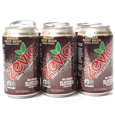 Zevia 零卡蘇打薑汁汽水, 6件, 355ml