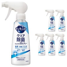 Kao 花王 Cucute 珂珂透 Clear噴槍型泡泡洗碗精 葡萄柚香, 6瓶, 280ml