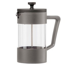 OGGI 硼矽酸鹽玻璃法壓壺 591.5ml, 1個, 黑色的