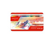 CARAN D'ACHE卡達 SUPRACOLOR Aquarelle專家級水溶性色鉛 80色套裝, 詳見包裝, 80, 1個
