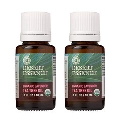 DESERT ESSENCE 薰衣草茶樹油, 2個, 18ml