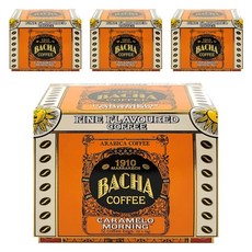 BACHACOFFEE 焦糖早晨濾掛咖啡禮盒, 4盒, 12包, 12g