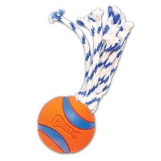 Chuckit 狗狗拉繩玩具球 L號, 1個, 混色