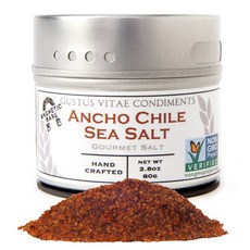 GUSTUS VITAE Ancho 辣椒海鹽, 1個, 80克