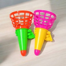 寶媽角落生活館 彈力對接球 彈射對接球 冰淇淋造型 親子互動趣味玩具, 詳見包裝
