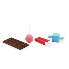 TROUGE Sweet Treat Ice Mold 禮品冰淇淋模具 4 件套, 1個