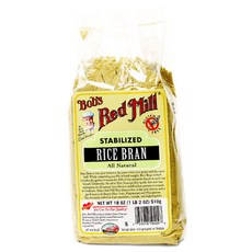 Bob's Red Mill 米糠, 1個, 510克
