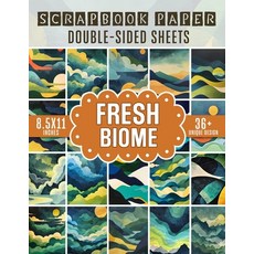(英文圖書) Fresh Biome Scrapbook Paper: 36 Nature-Inspired Sheets for Crafting Scrapbooki... 平裝版, Independently Published, 英文