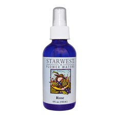 Starwest Botanicals 玫瑰補水身體噴霧, 玫瑰, 1個, 118ml