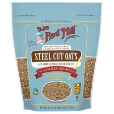 Bob's Red Mill 經典鋼切燕麥粒, 1包, 1.53kg