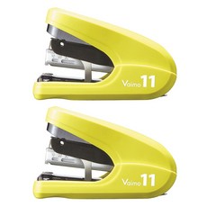 MAX 美克司 Vaimo11釘書機, 2個, 黃色的