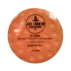 蠟妹緹緹 LC CCS Smart Pads 5.5吋 拋光綿 上蠟綿 半厚度, 橘, 1個