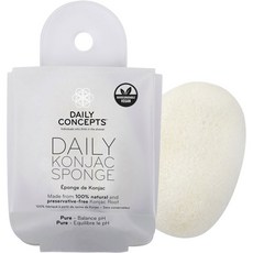 DAILY CONCEPTS 日常蒟蒻海綿, 1個, 白色