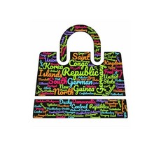 world countries suitcase themed creative blank journal 平裝版, Blurb, 英文