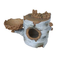 WECORAMA Sleepy Hollow Birch Lodge Hideout 包括餵食器, 1個