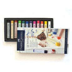 FABER CASTELL輝伯創意工坊軟性粉彩條-短型-(藍盒裝)粉蠟筆, 72 colors, 1套裝