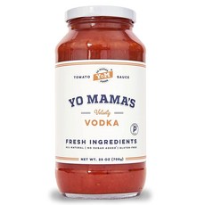 yo mama's foods Velvety伏特加番茄醬, 1個, 708g