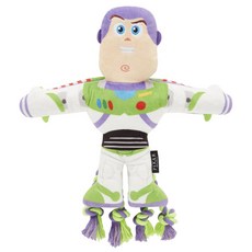 Disney 迪士尼 PIXAR 皮克斯 巴斯光年帶著繩子吱吱作響的狗狗毛絨玩具, 1個