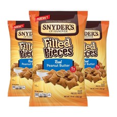 Snyder's 花生醬夾心椒鹽餅乾, 3袋, 283.5g