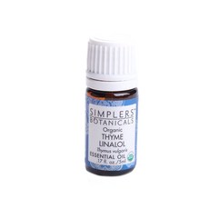 SIMPLERS BOTANICALS 精油百里香芳樟醇定時器尋常, 1個, 5ml