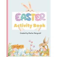 (英文圖書)Easter Activity Book: Fun for All Ages!: 60+ Puzzles Mazes & More from Pre-K to... 平裝版, Independently Published, 英文