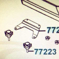 KYMCO 光陽 原廠 金牌-150 坐墊扶手固定螺絲, 1個